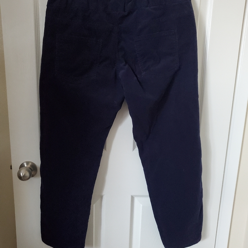 Coldwater Creek Navy Blue Corduroy Pants Womens 16P - Picture 5 of 7